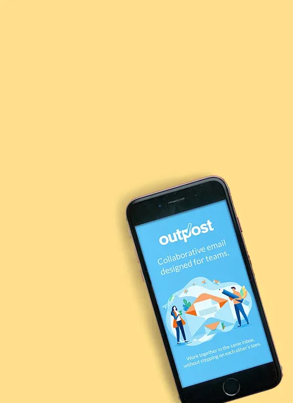 Cover for <strong>Designed the complete interface</strong> for a team email application