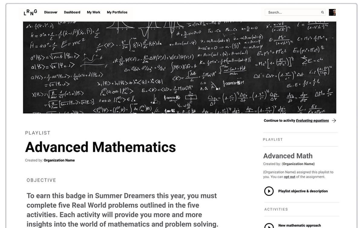 Recommended playlist design